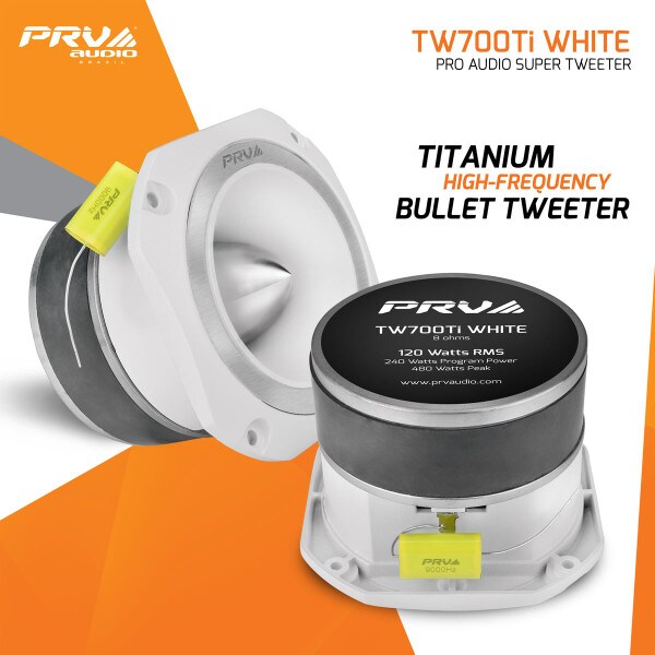 Main product image for PRV Audio TW700Ti-W Super Tweeter White294-3444